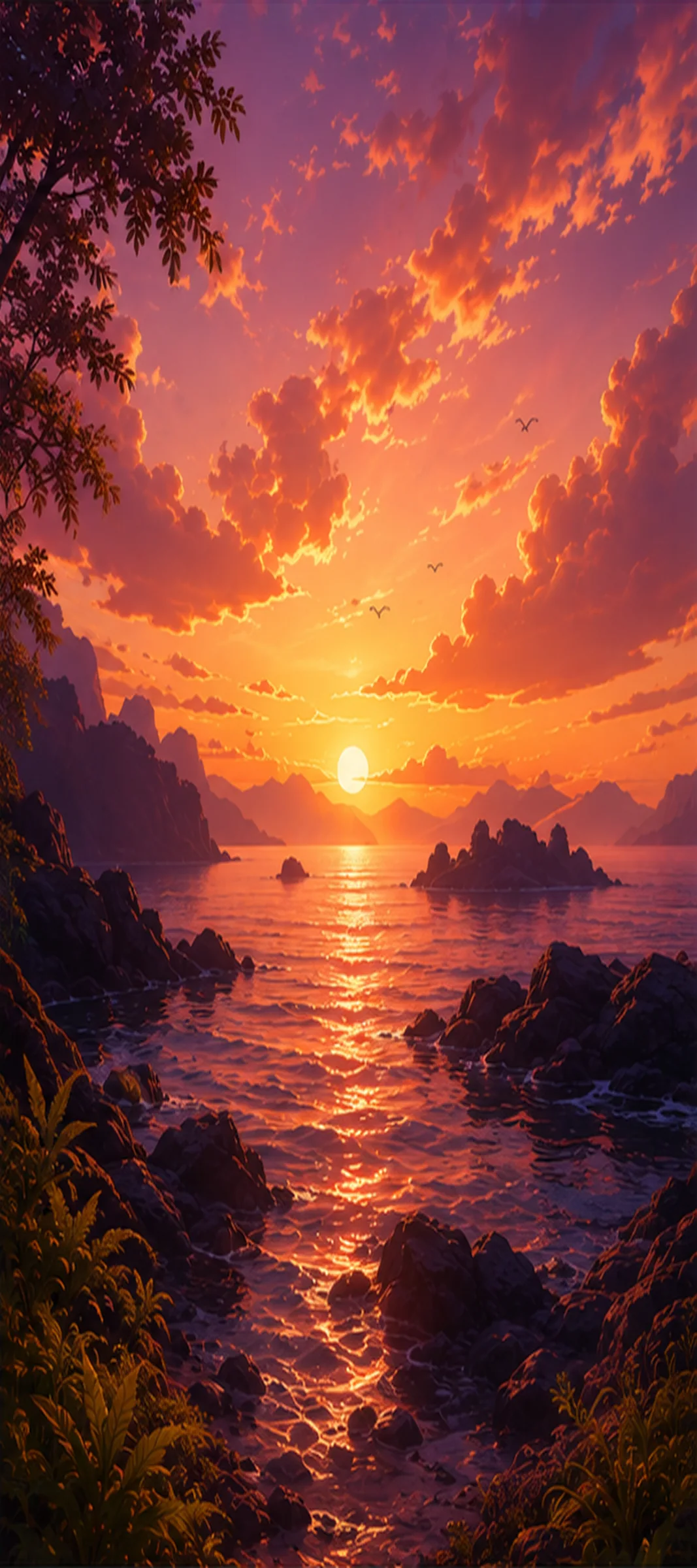 The Conzula Puzzles sunset theme